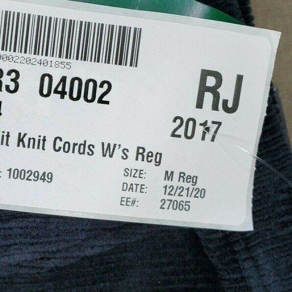 LL Bean Perfect Fit Knit Corduroy Women Med Pants - Picture 7 of 12